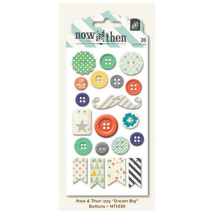 My Minds Eye Dream Big Decorative Buttons