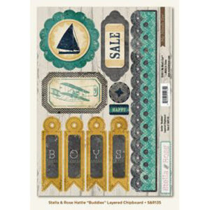 My Minds Eye Buddies Layered Chipboard Singles