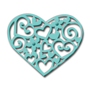 Filagree Heart Sweet Dixie Cutting Die