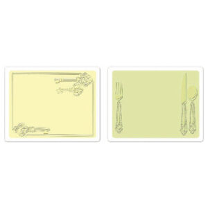 Sizzix 2pk - Place Setting & Keys Set