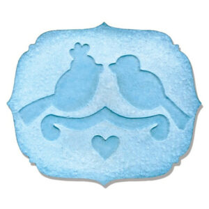 Sizzix Embosslits Label, Love Birds