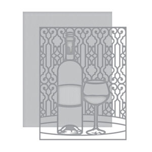 Spellbinders Time For Wine A2 Card Front