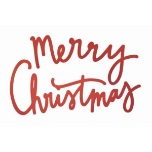 Kaisercraft Beyond The Page - 3mm Words Merry Christmas