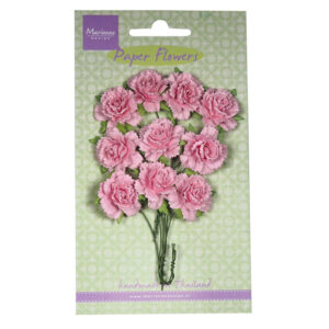 Marianne Design Carnations - Light Pink Flower Embellishments