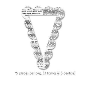 Bazzill Antique Chipboard Frames Penn