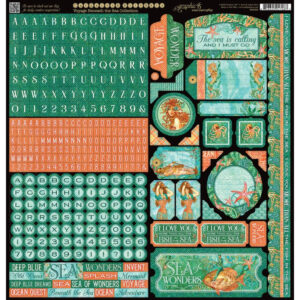 Graphic 45 Voyage Beneath The Sea Sticker