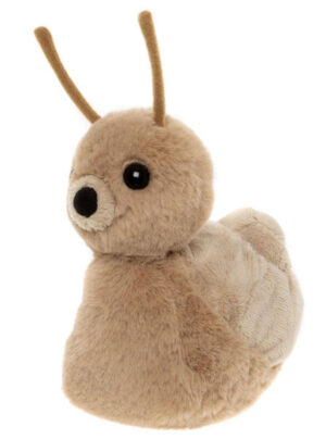 Charlie Bears Bear and Me Saffy Snail Oatmeal Plush Standing Soft Toy