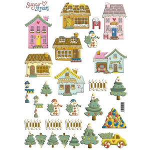 Finhaven Sugar St Small House Toppers