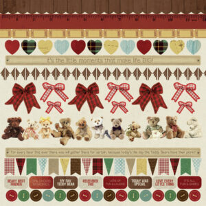 Kaisercraft Teddy Bears Picnic12x12sticker