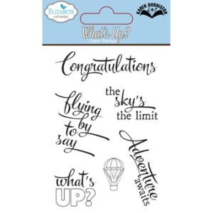Elizabeth Craft Designs What's Up Clear Stamps
