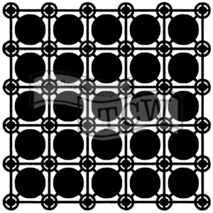 The Crafters Workshop 6x6 Stencil Newport Tiles