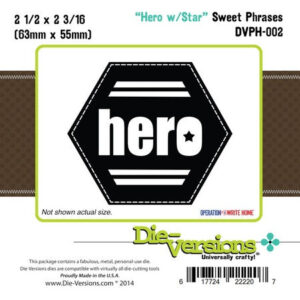 Die-Versions Sweet Phrases - Hero - Thin