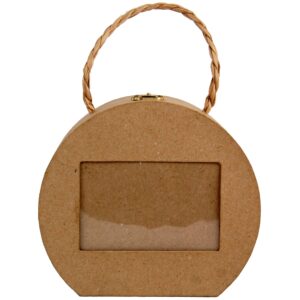 Single Papier-mã¢che Photo Frame Bag - Rounded