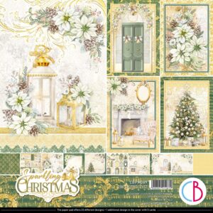 Ciao Bella Sparkling Christmas Paper Pad 12" X 12"