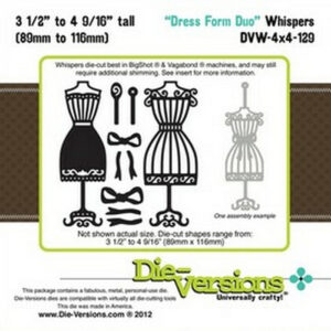 Die-Versions Whispers - Dress Form Duo