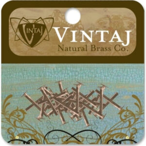 Vintaj Natural Brass Co. 1/2" Nail Head Rivets