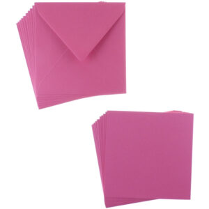Fuchsia Sq Card Packs (10)