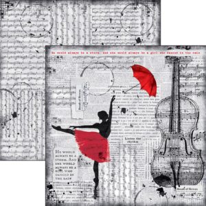 Ciao Bella 12"x12" Sheets X10 Listen The Rhythm