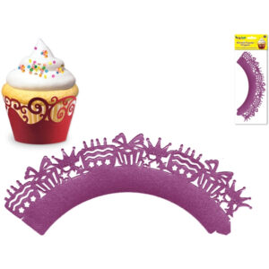 Cupcake Wrappers Purple3 X Packs Of 6