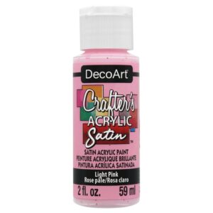 DecoArt Light Pink 2oz Crafters Acrylic Satin