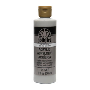 Steel Gray Folkart 8oz