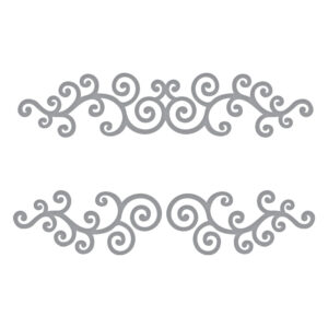 Spellbinders Swirls Border Etched Die