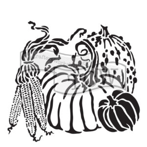 The Crafters Workshop 6x6 Stencil Harvest Pumpkins