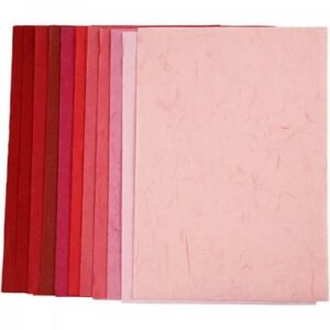 Creativ Straw Silk Paper - Red Harmony 30 Sheets