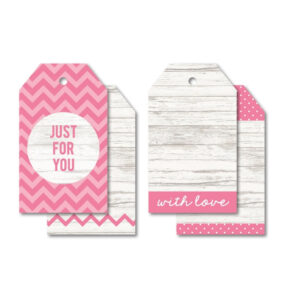 Kaisercraft Tag Packs - Just For You Pink