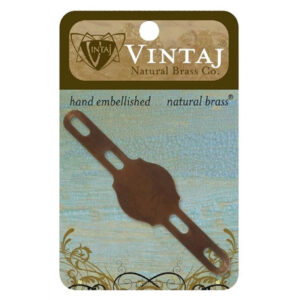 Vintaj Natural Brass Co. 72mm Regal Ring & Bracelet Blank