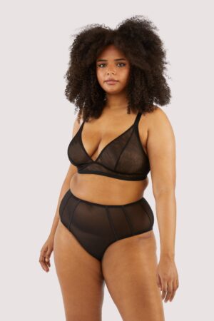 Maria Black Mesh High Waisted Brief | UK 26 | Playful Promises Curve Exclusive