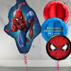 Spiderman & Friends Inflated & Personalised Balloon Set