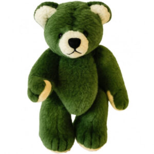 Hermann 15454 Teddy Dark Green Miniature Jointed Teddy Bear