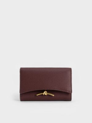 Charles & Keith - Huxley Metallic-Knot Wallet