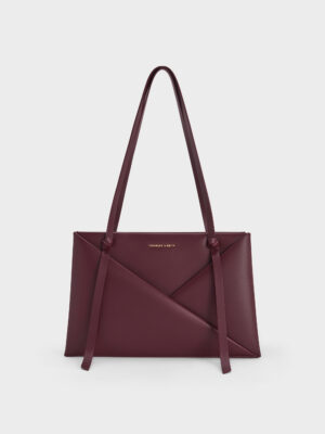 Charles & Keith - Midori Geometric Tote Bag