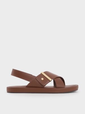 Charles & Keith - Audra Crossover Slingback Sandals
