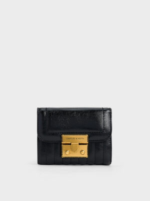 Charles & Keith - Donna Crinkle-Effect Wallet