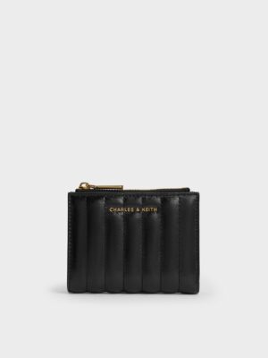 Charles & Keith - Donna Panelled Top-Zip Wallet