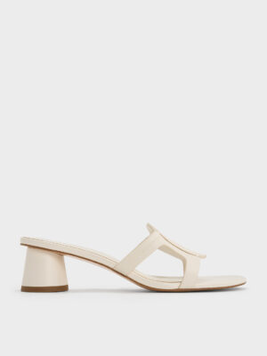 Charles & Keith - Easley Cut-Out Heeled Sandals