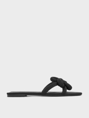 Charles & Keith - Clover-Knot Slide Sandals