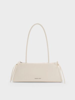 Charles & Keith - Hazel Bow Elongated Shoulder Bag