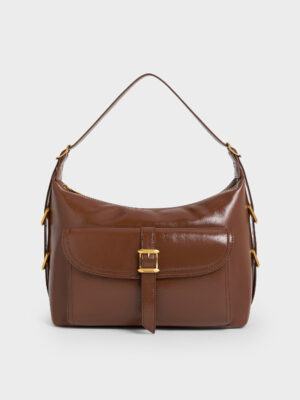 Charles & Keith - Bryna Belted Hobo Bag