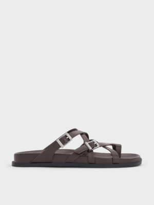 Charles & Keith - Crossover Toe-Ring Sandals