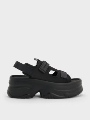 Charles & Keith - Flatform Sports Sandals