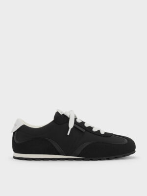 Charles & Keith - Nylon Contrast-Panel Sneakers