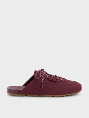 Charles & Keith - Lace-Up Sneaker Mules
