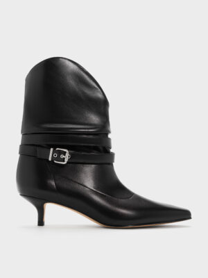 Charles & Keith - Karter Kitten-Heel Boots