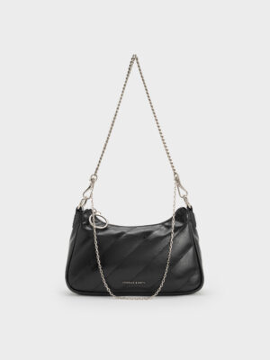 Charles & Keith - Philomena Double-Chain Crossbody Bag