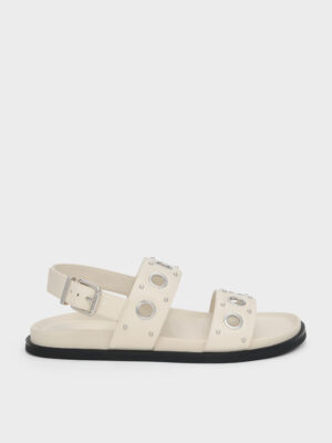 Charles & Keith - Grommet Slingback Sandals