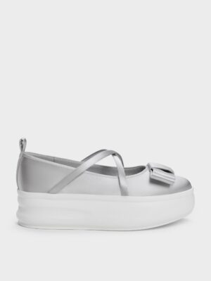 Charles & Keith - Brantley Bow Platform Mary Janes